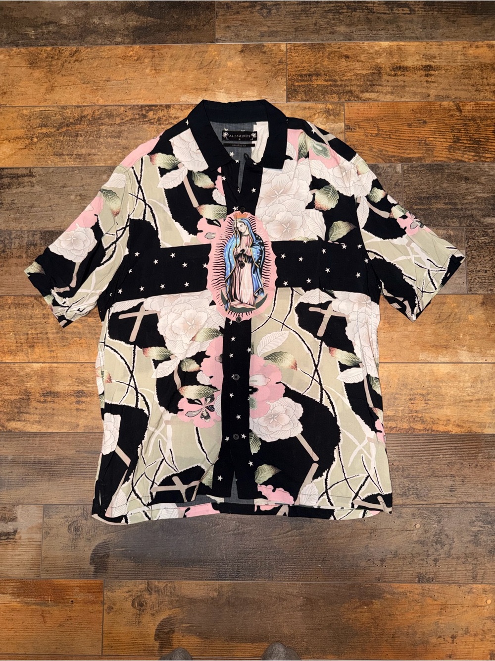 All Saints Puerto Button-Down Shirt